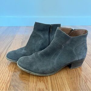 Lucky Brand gray suede booties